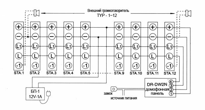 Commax TP-6RC переговорное устройство — фото 4