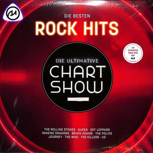 Сборник зарубежного рока на виниле Die Ultimative Chart Show Die Besten Rock Hits 4LP