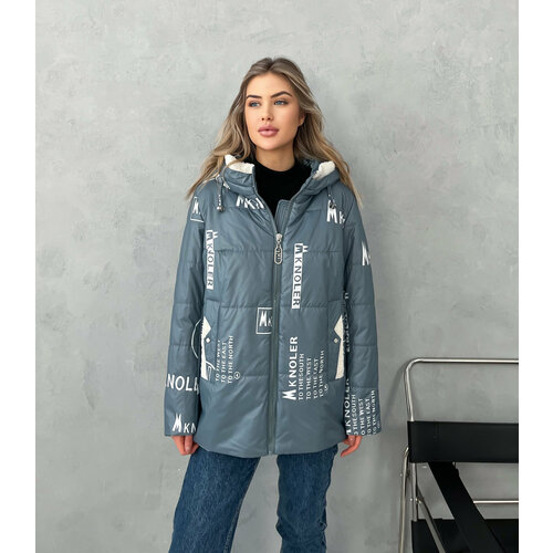 фото Куртка , размер 56(56-58), зеленый нет бренда