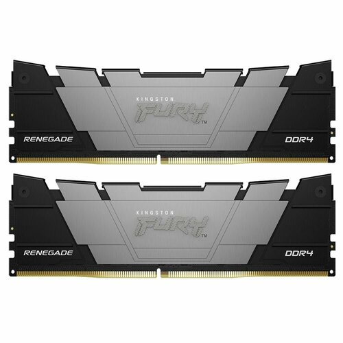 Память оперативная Kingston KF436C18RB2K2/64 модуль памяти kingston fury beast rgb ddr4 3600mhz pc28800 cl18 dimm 64gb kit 4x16gb kf436c18bbak4 64