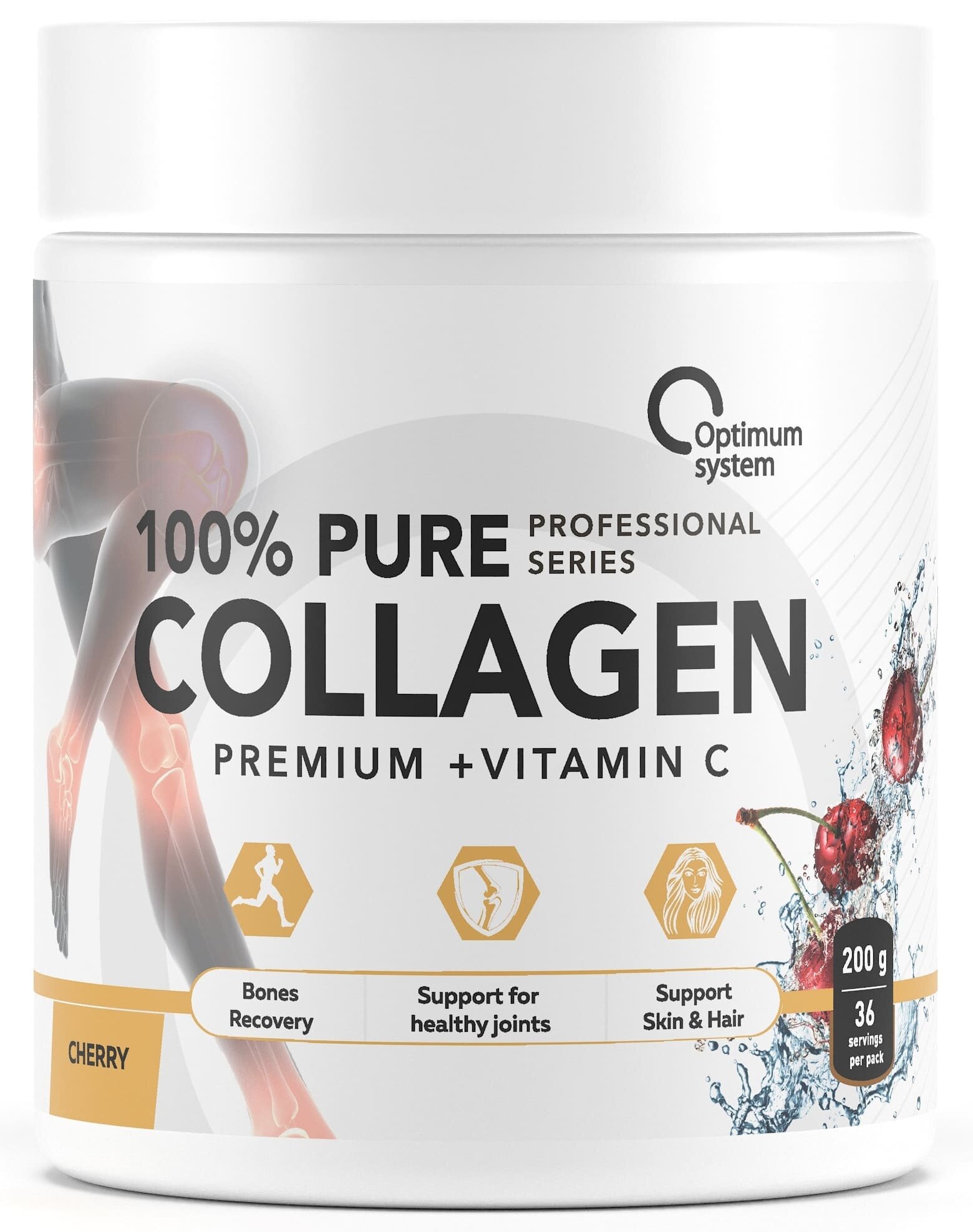 Collagen Powder 100% Pure 240 гр - Вишня