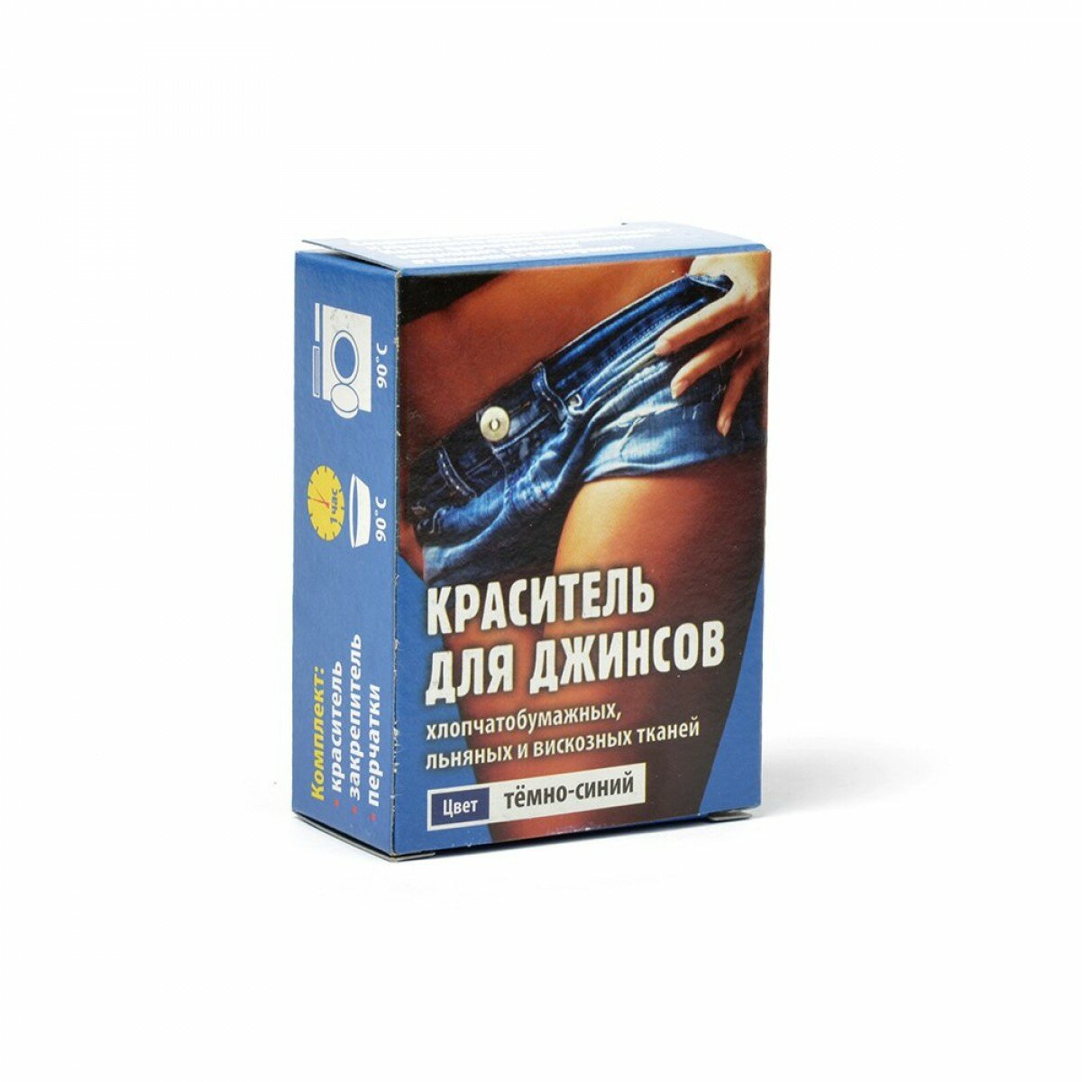 фото Краситель для джинсовой ткани Крата т. синий 12г А