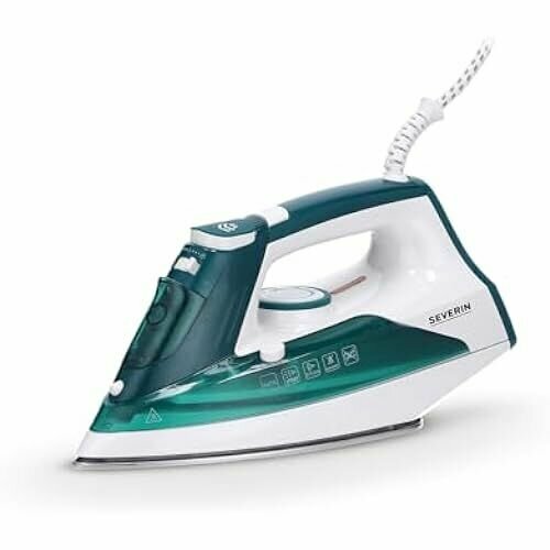Паровой утюг SEVERIN BA 3261 2400 Вт белыйзеленый 1148200₽