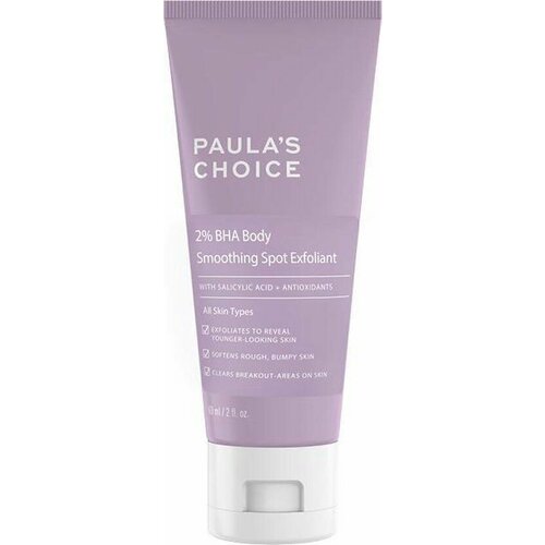 Разглаживающий и отшелушивающий крем для лица и тела мини-формат PAULA'S CHOICE 2% BHA Body Smoothing Spot Exfoliant 60ml