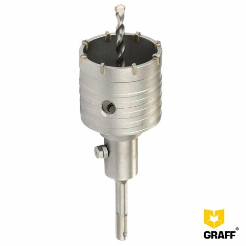 Коронка по бетону 50 мм SDS-plus GRAFF c центральным сверлом 110 мм