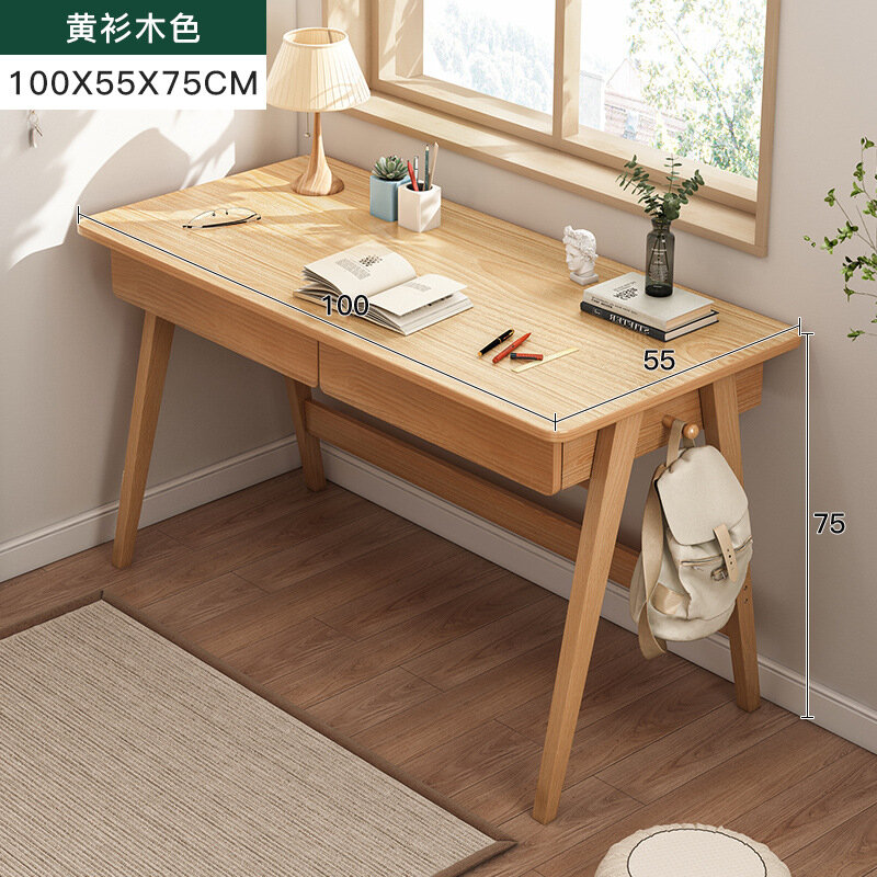 фото Письменный стол, цельное дерево, на ножке