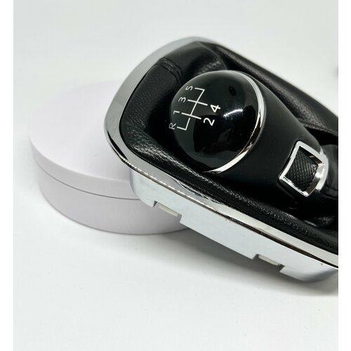 Ручка переключения передач для Фольксвагена Поло 5 передач кожа