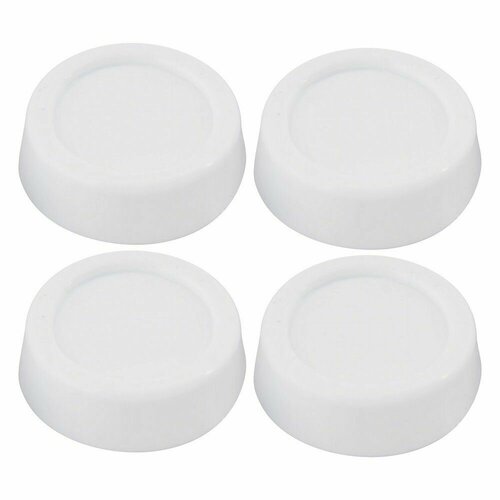 Антивибрационные подставки для стиральной машины и для холодильника, 4 шт, белые, резиновые