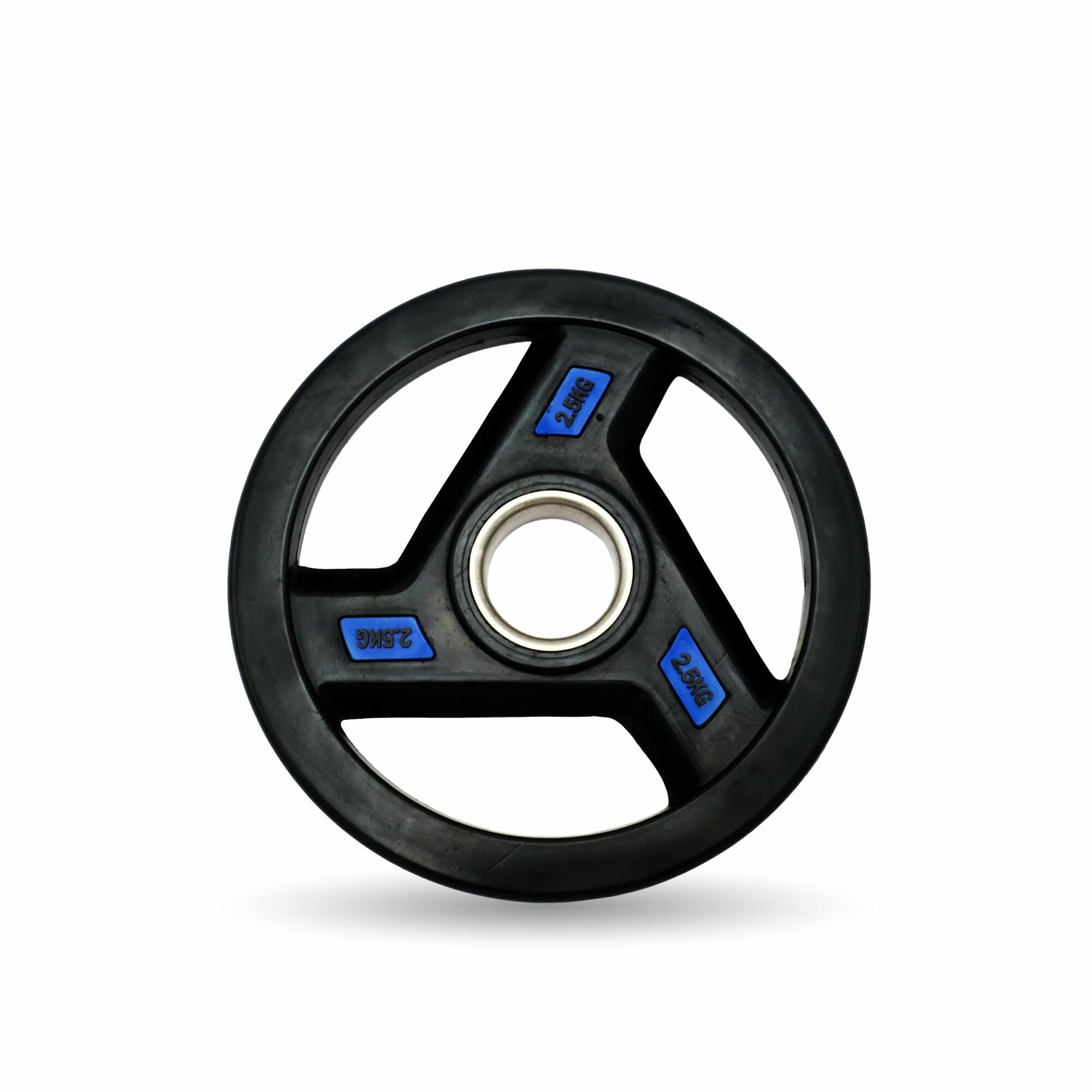Диск UNIX Fit PRO обрезиненный c хватом 2,5 кг, блин для штанги и гантели спортивный
