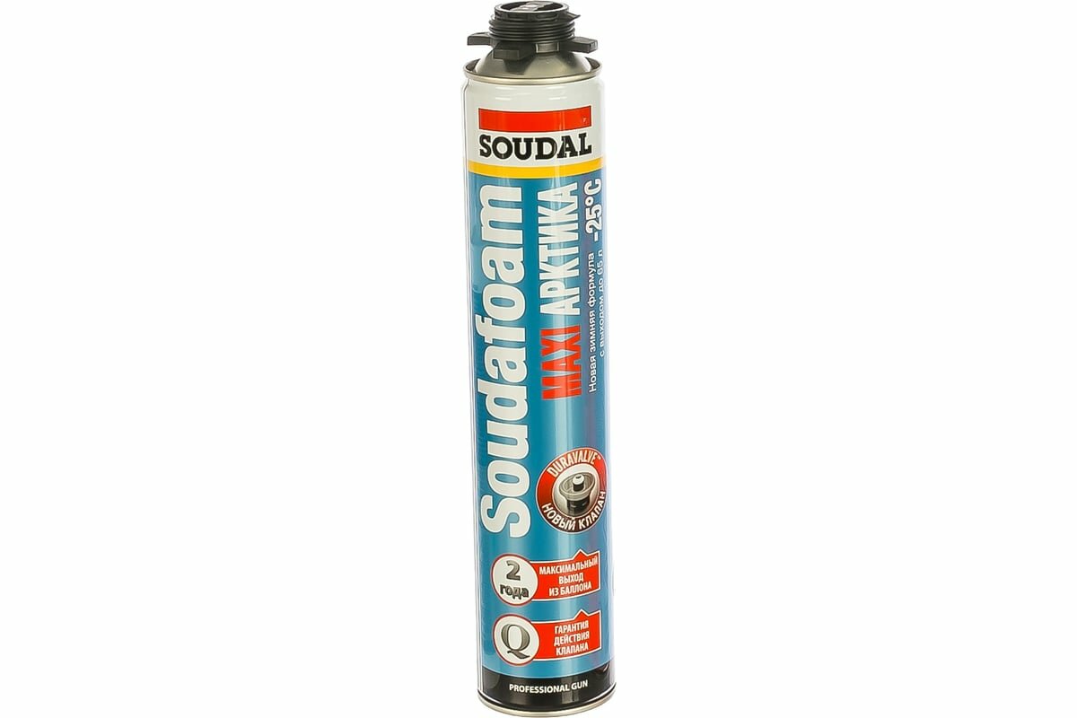 Зимняя пистолетная пена SOUDAL Соудафоам Макси 70 Арктик 121625