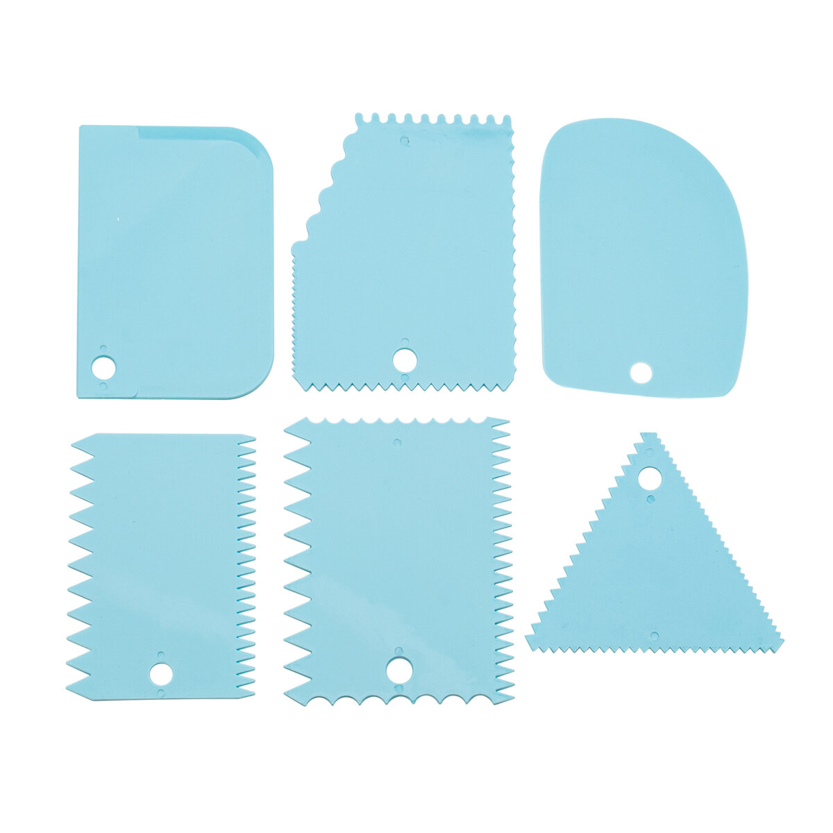 51006 Набор скребков для пластики краски скульптуры пластик 6 шт/уп Astra&Craft