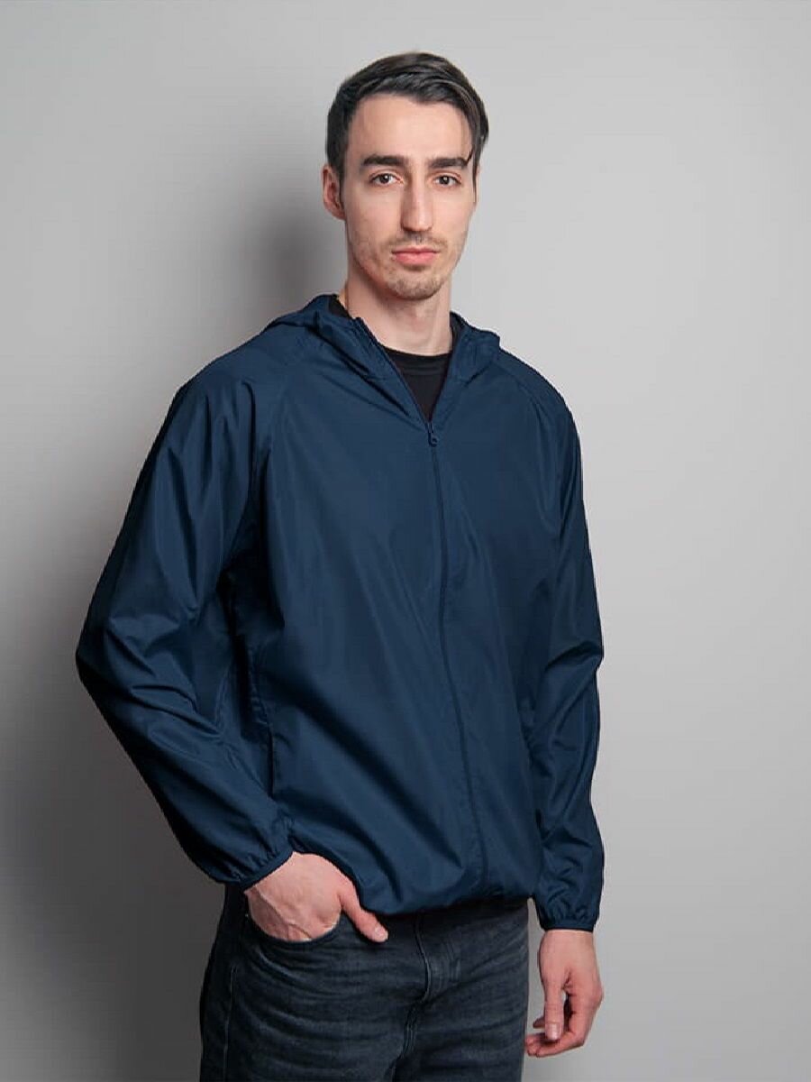 Ветровка MERCH.TEX COLIN, размер S, темно-синий — фото 1