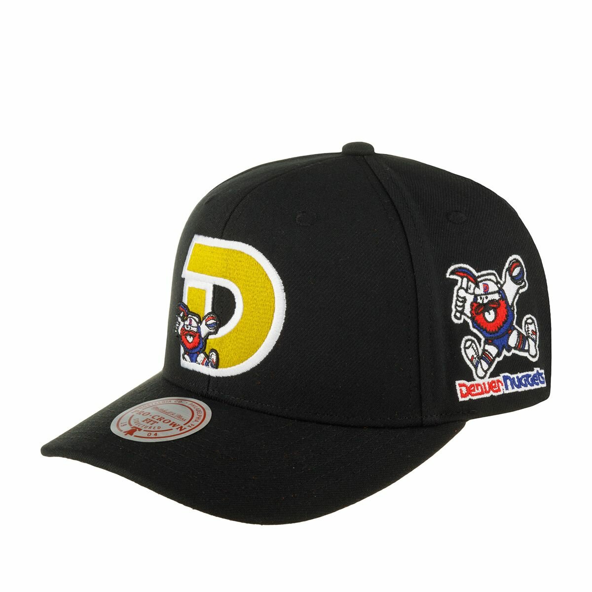 Бейсболка Mitchell & Ness Базовая коллекция для мужчин и женщин, размер 0, черный