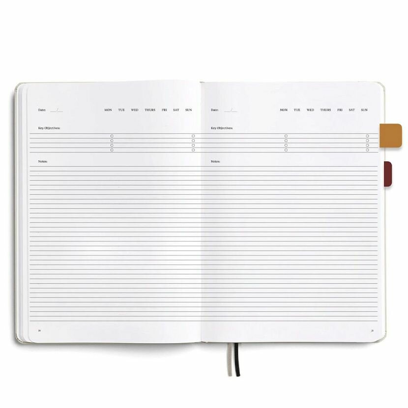 Stone Paper Burgundy Ежедневник B5 — фото 1