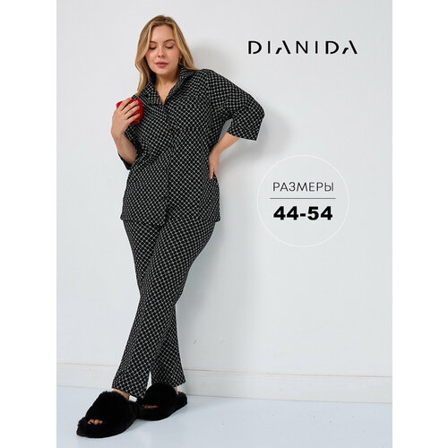фото Пижама dianida, размер 48, черный