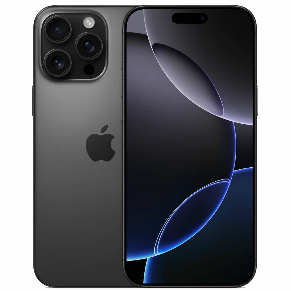 Смартфон Apple iPhone 16 Pro Max 256GB Black Titanium (Nano+Nano)