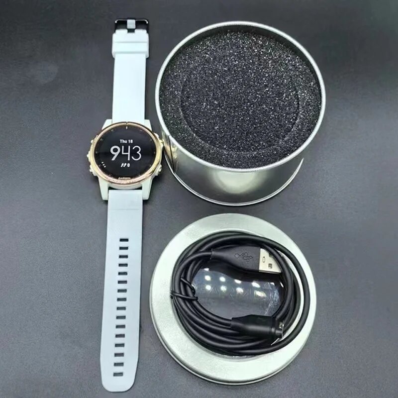 Внутренние часы Garmin Fenix 5S Plus GPS, White Golden