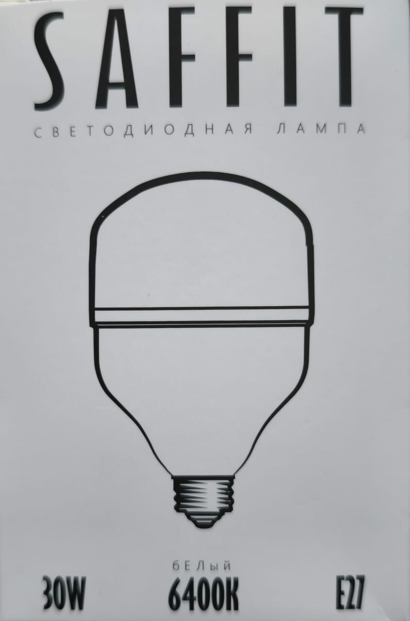 Светодиодная лампа SAFFIT SBHP1030 30W 230V E27 6400K 55091 15690186