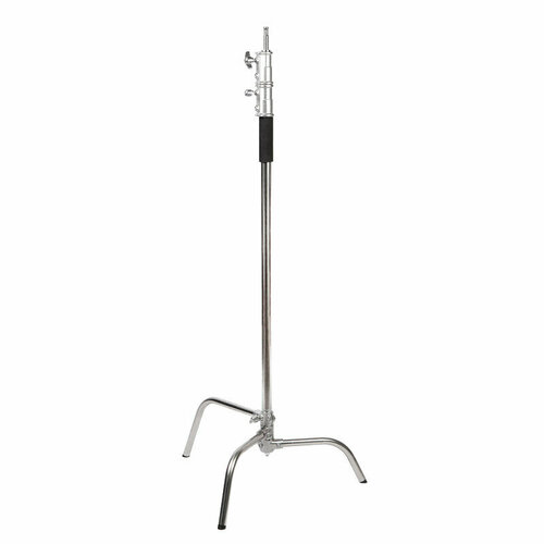 Стойка профессиональная стальная 320 см C-Stand Fotokvant CS-3200 серебристый