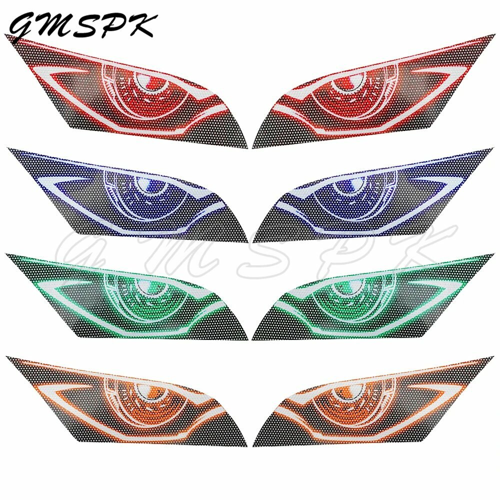 Наклейка на защиту фар мотоцикла, подходит для Honda CBR600RR CBR 600RR CBR 600RR 2007 2008 2009 2010 2011 2012, Оранжевый — фото 1