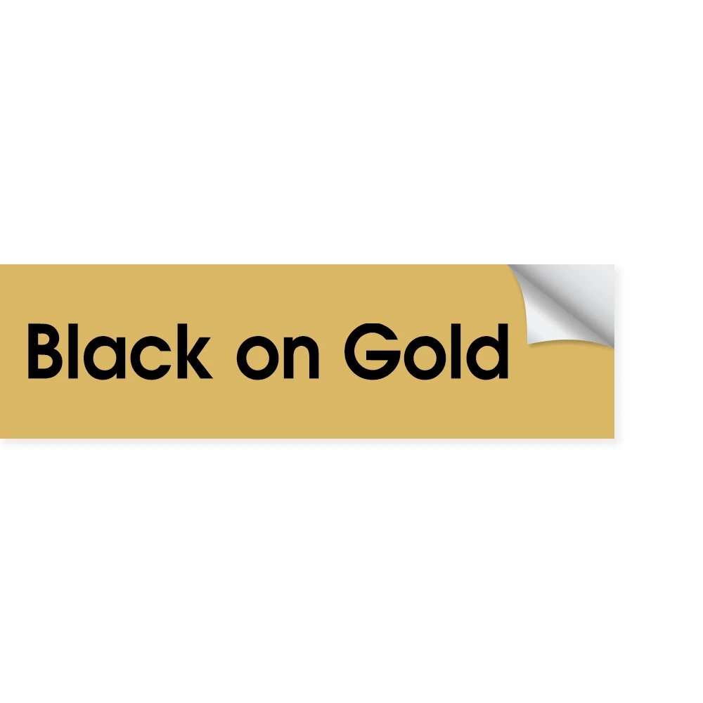 Лента для этикеток Dymo D1 12 мм черного цвета Black on Gold