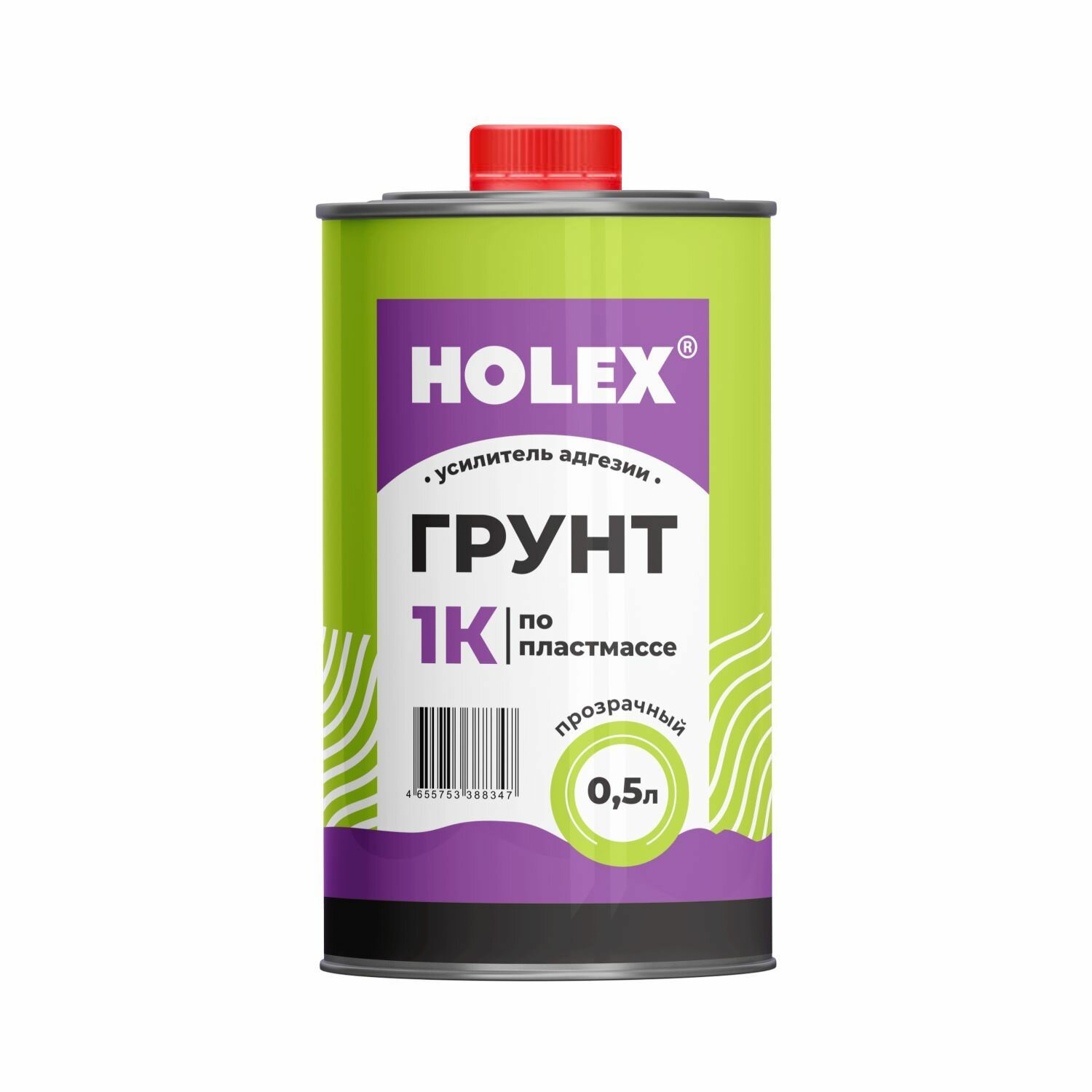 Грунт по пластмассе 1К усилитель адгезии прозрачный 0,5л, Holex