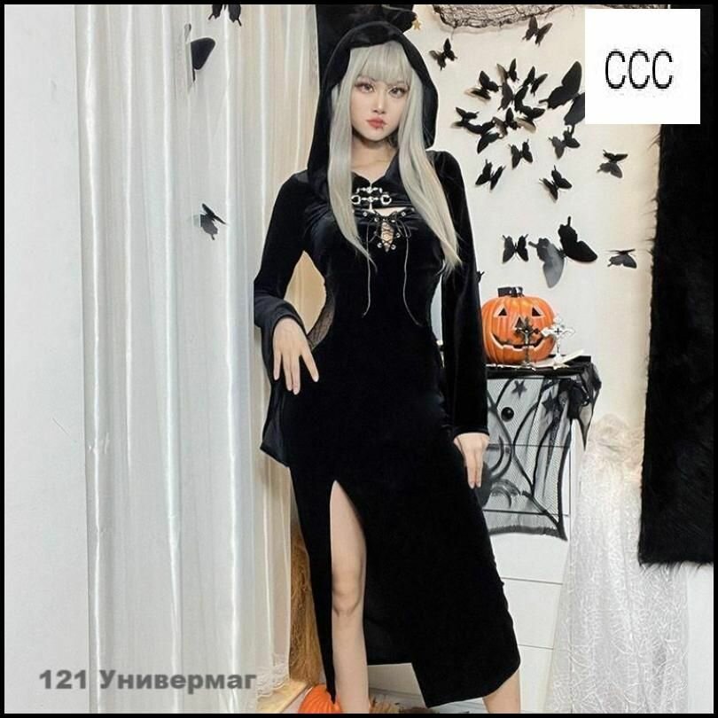 Платье  Осень-зима 2023, размер S, черный — фото 1