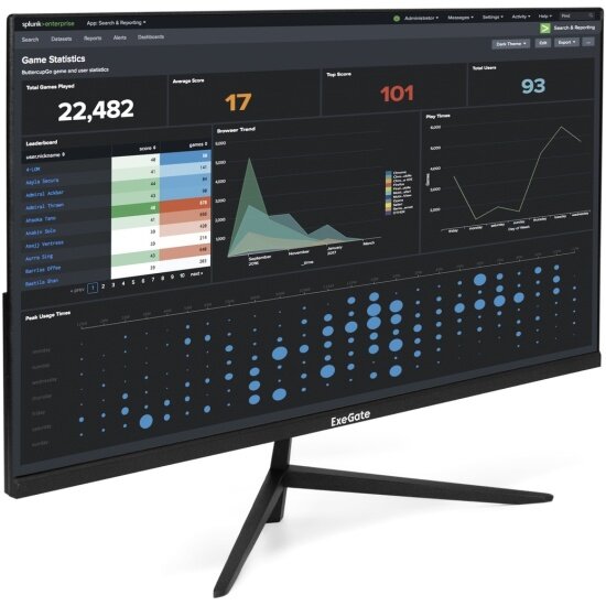 Монитор Exegate 27" ProSmart EZ2707CA черный