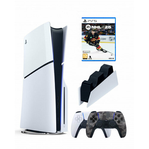 Приставка Sony Playstation 5 slim 1 Tb2-ой геймпадCamoзарядноеАтомик 76990₽