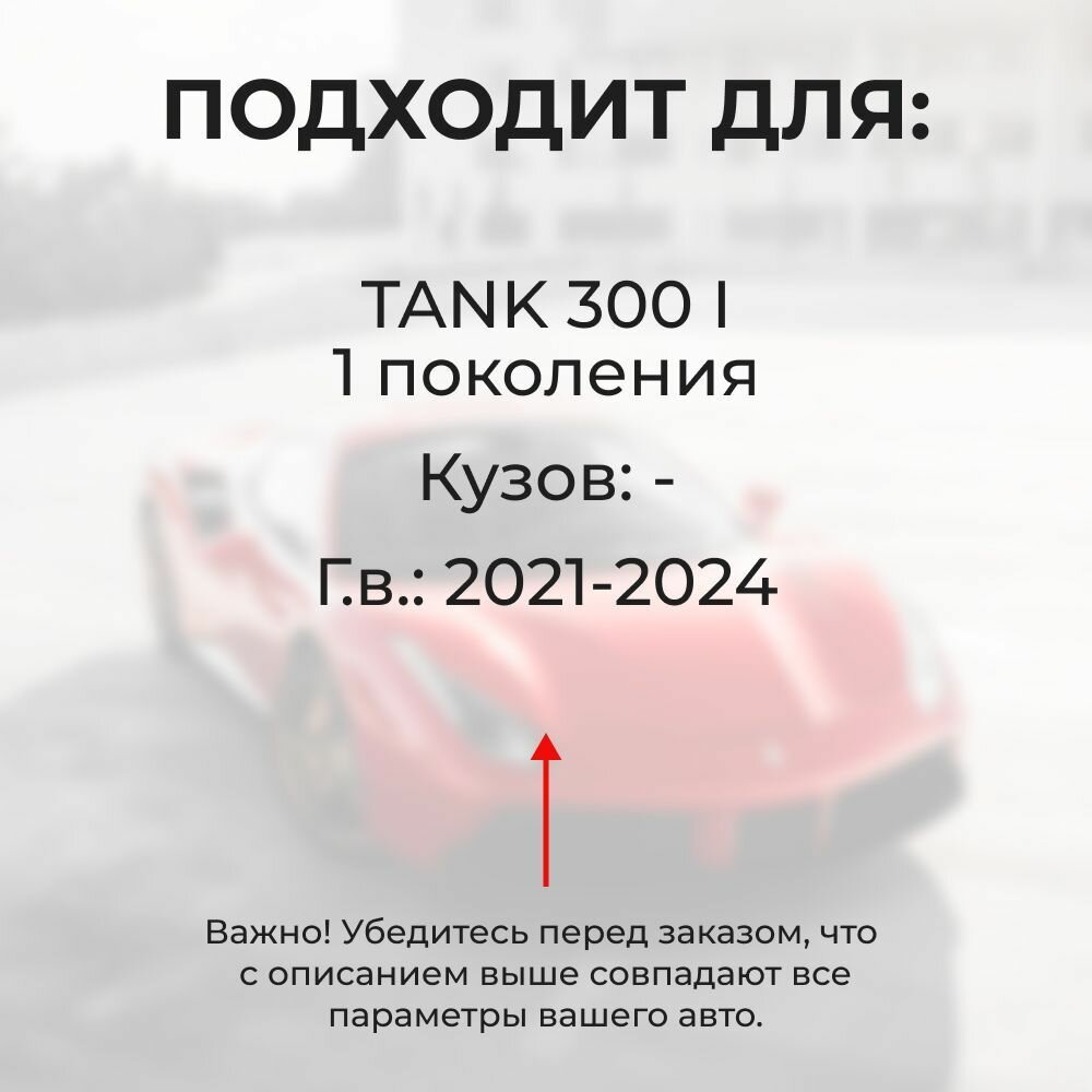 Ремкомплект ограничителей на 4 двери TANK 300 (I) 2021-2024 — фото 1