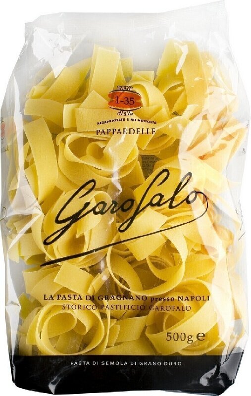 Макаронные изделия Garofalo № 135 "Папарделле Нидо" (Плоская лапша шириной ок.2 см) 500г