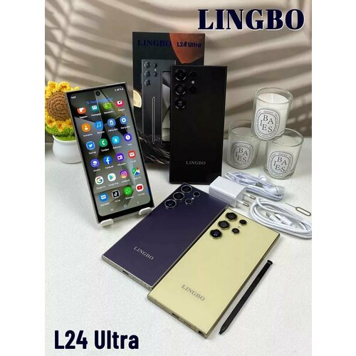 Смартфон Lingbo L24 Ultra 4GB64GB Синий 66 HD IPS 16MP камера 5000mAh Android 13 4G Dual SIM 7224₽