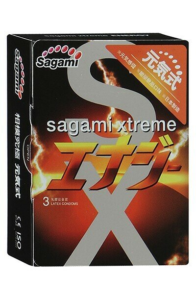 Презервативы SAGAMI "Xtreme Energy" №3