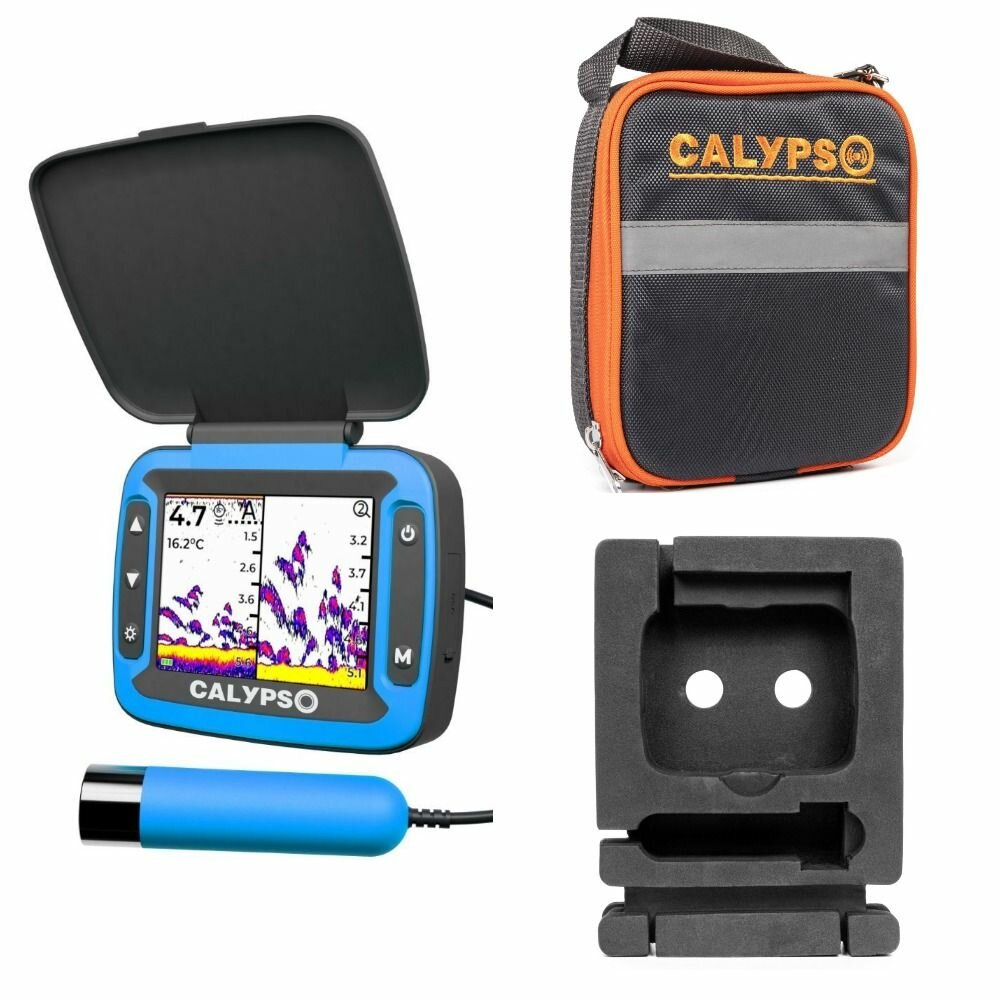 Комплект Эхолот CALYPSO FFS-01 COMFORT, Сумка и Бампер защитный
