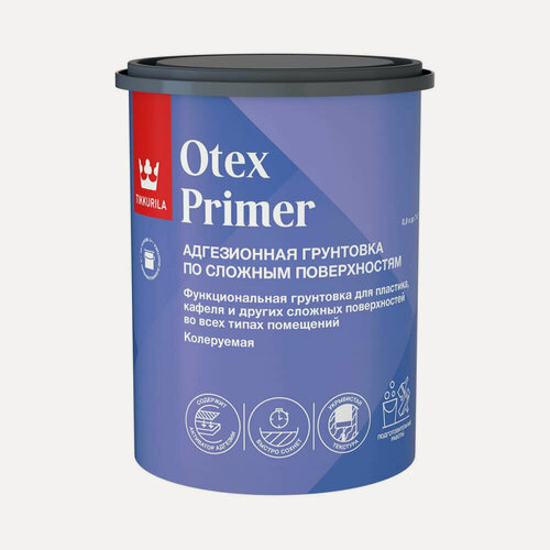 Изображение товара Грунтовка для сложных оснований Tikkurila Otex Primer белая (0,9л)