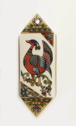 Изображение товара Конфета фарфоровая, Новогодняя - Русские былины - "сказочная птица" - Игрушка на ёлку. Россия.