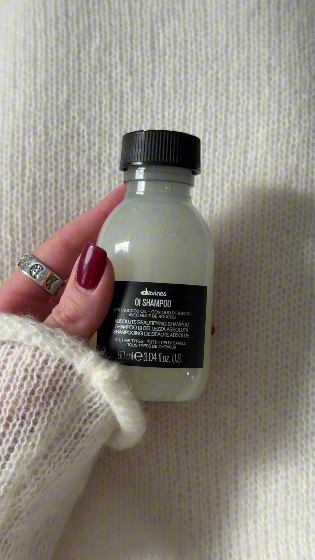 Davines OI/shampoo Шампунь travel для абсолютной красоты волос 90 мл — фото 1