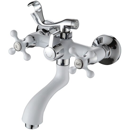 Смеситель для ванны Ammore A3081-C белый