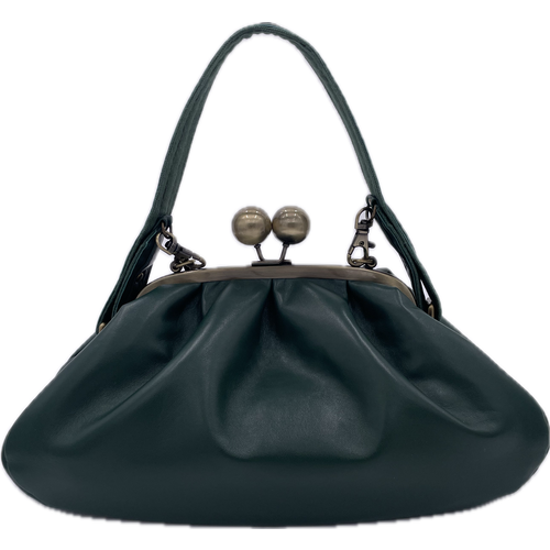 Сумка Королевство Птички & Бабочки, фактура бархатистая, голубой