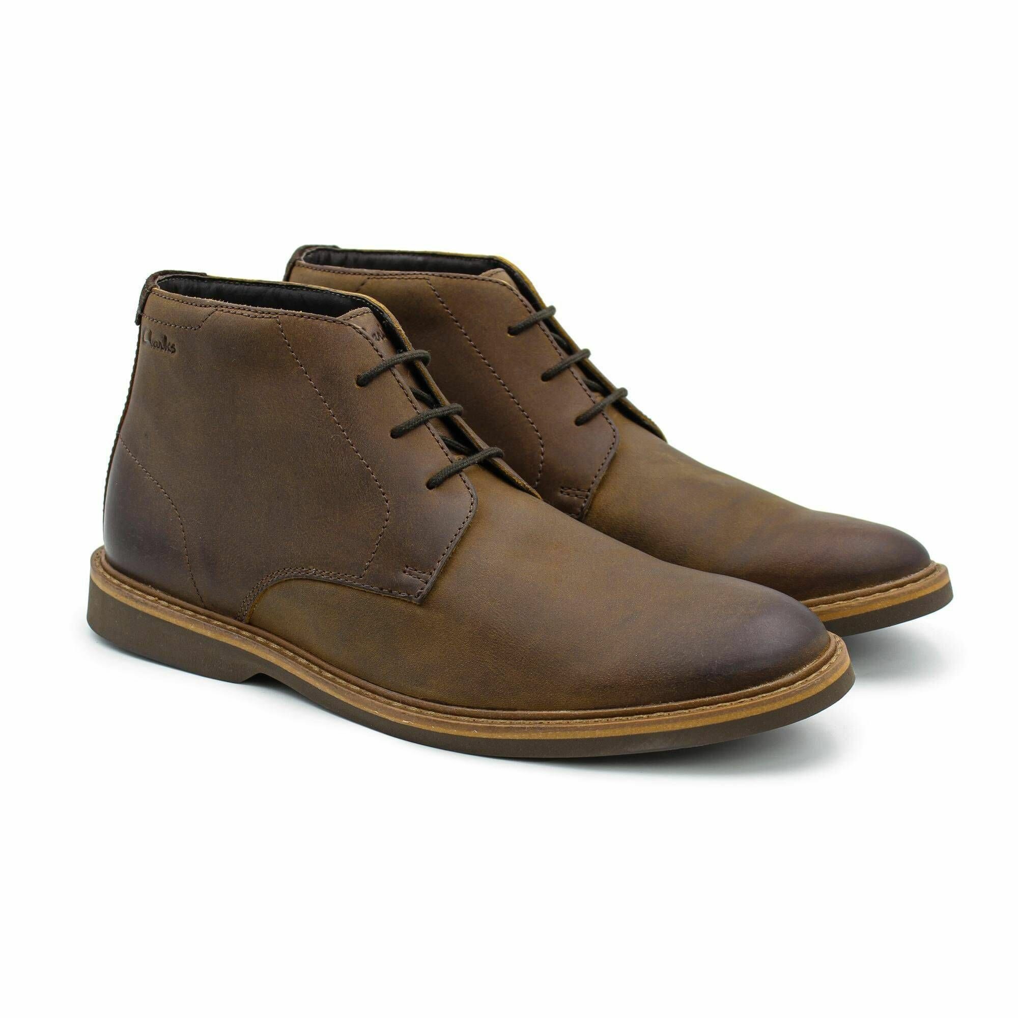 Ботинки Clarks, размер 7,5G EU, коричневый