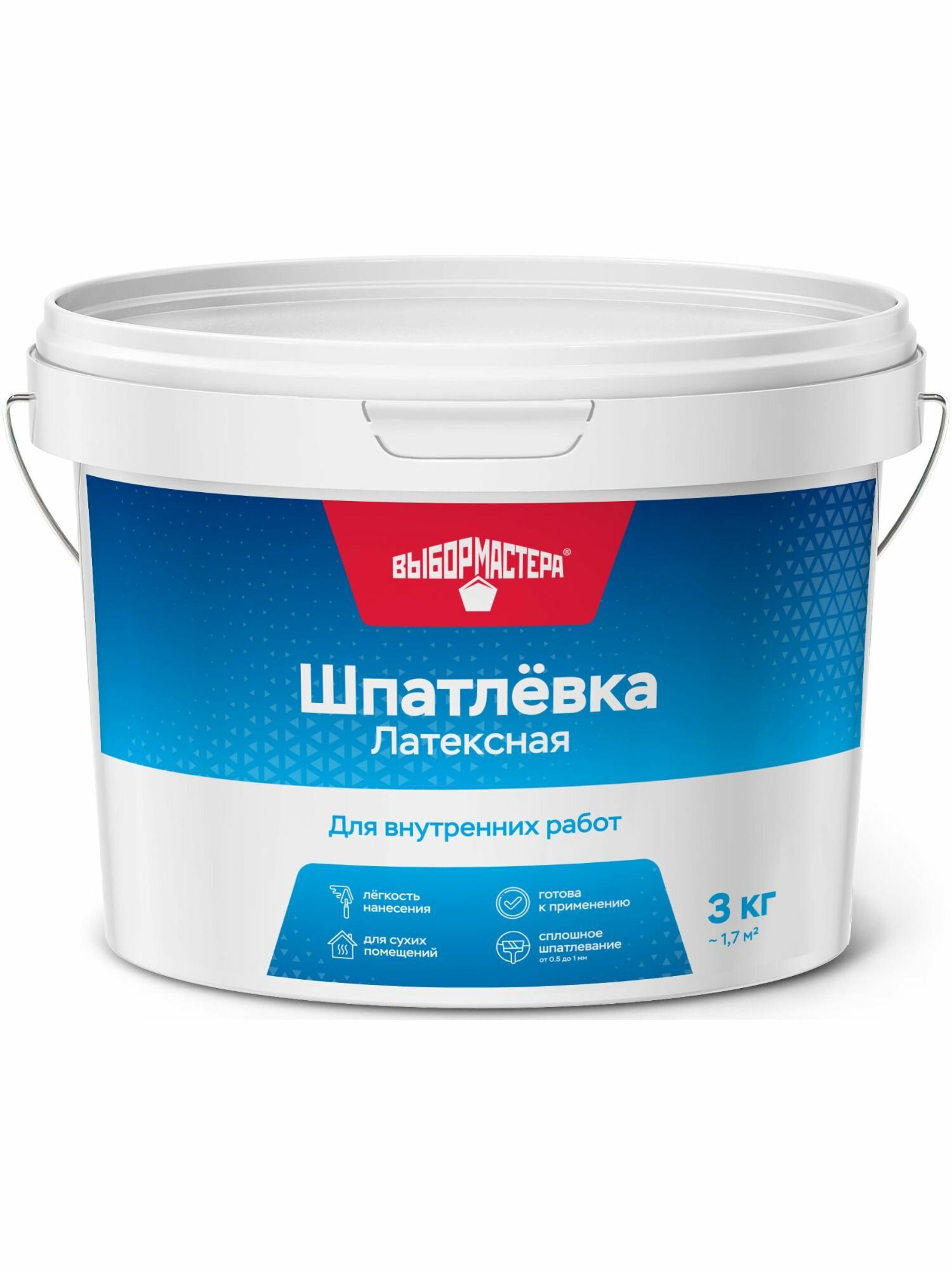 Шпаклевка латексная финишная Выбор мастера 3 кг