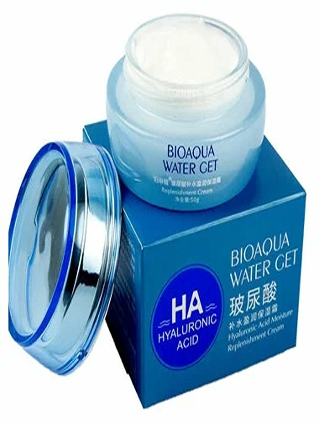 Крем увлажняющий, омолаживающий с гиалуроновой кислотой Water Get Hyaluronic Acid, BIOAQUA — фото 1