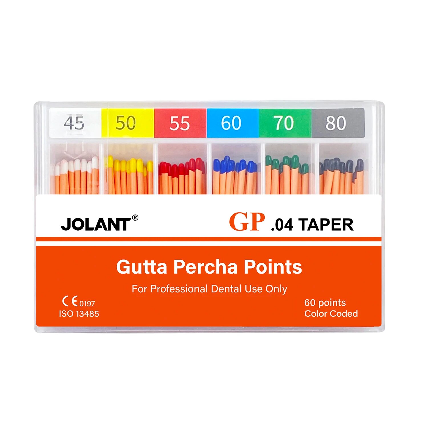 JOLANT Гutta Percha точки 0.04 Taper 45-80