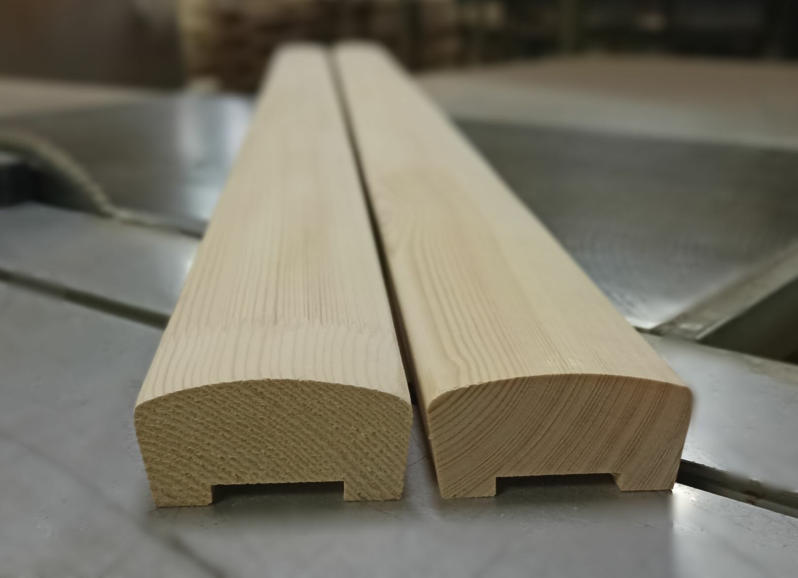 Поручень деревянный 1000х65х30 мм комплект перил 3 шт сорт Экстра цельный материал (не сращенный)