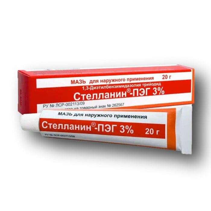 СтелланинПЭГ мазь для наружного применения 3  туба 20 г 1 шт