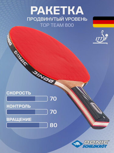 Изображение товара Ракетка для настольного тенниса Donic Top Team 800 для продвинутого уровня игры
