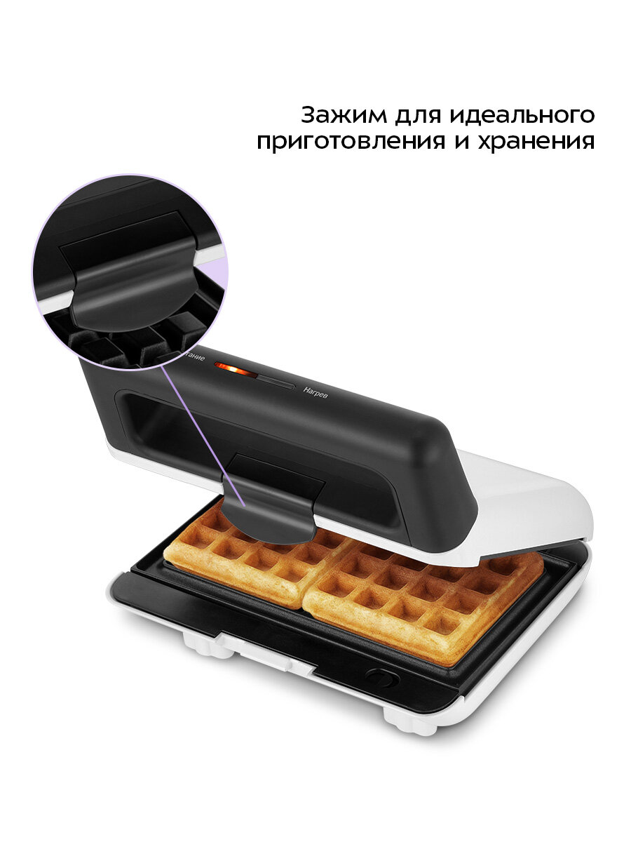 Вафельница-бутербродница Kitfort КТ-1638 — фото 1