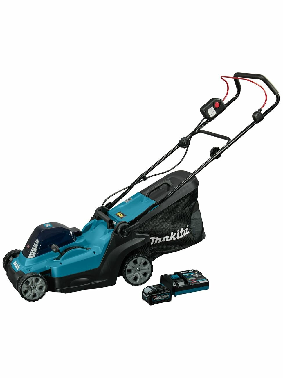 Аккумуляторная газонокосилка 740Вт-38см, XGT 40В, 1х4Ач и з/у Makita LM003GM103