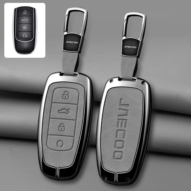 Чехол для смарт-ключа автомобиля Jaecoo J6 J7 J8 Phev 2023 2024 2025 из цинкового сплава, B -1