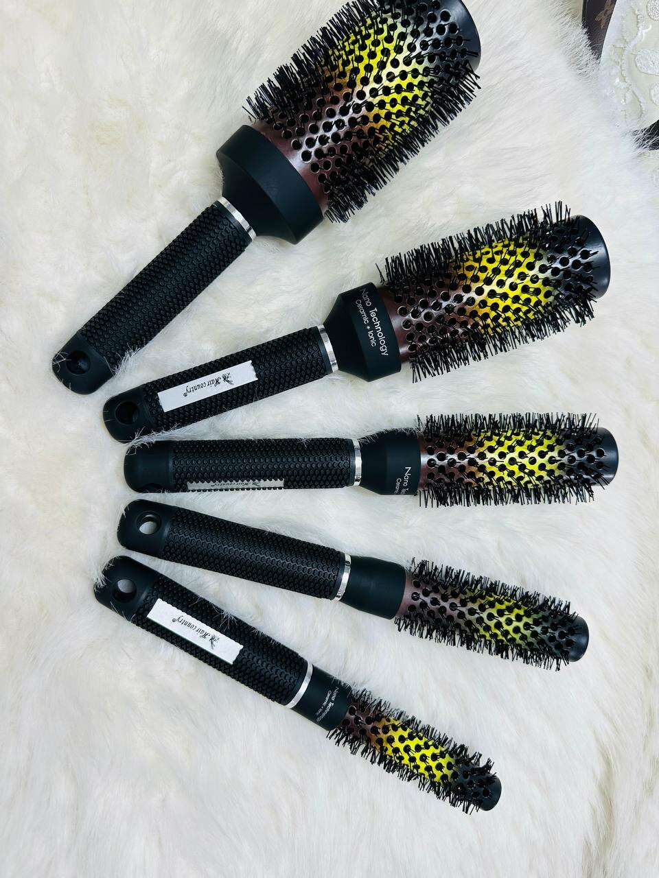 Профессиональная Брашинг Расческа Nano technology Ceramic + Ionic 25 мм — фото 1